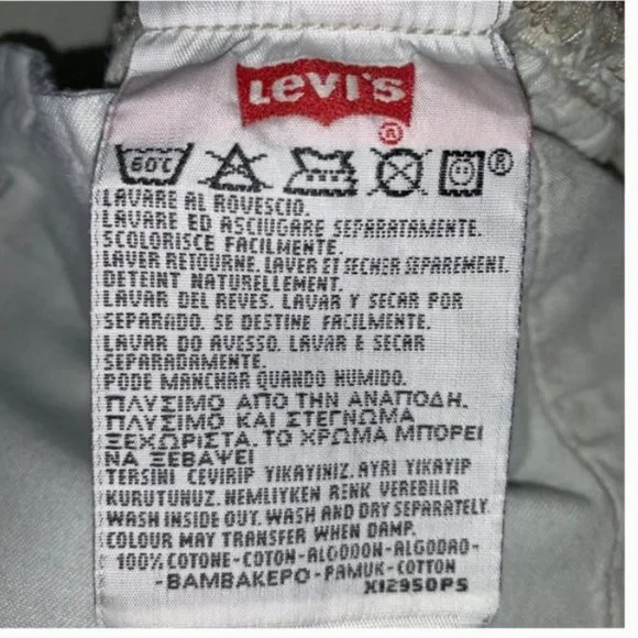 Vintage 501 European Levi's Very Cool Teal Color